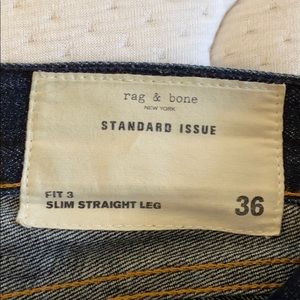 Rag & Bone Standard Issue SLIM STRAIGHT LEG Jeans